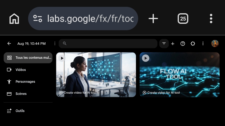 Google Flow AI generated results quality