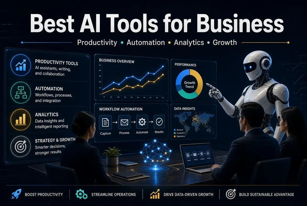 Comparison of the best AI tools for business in 2026