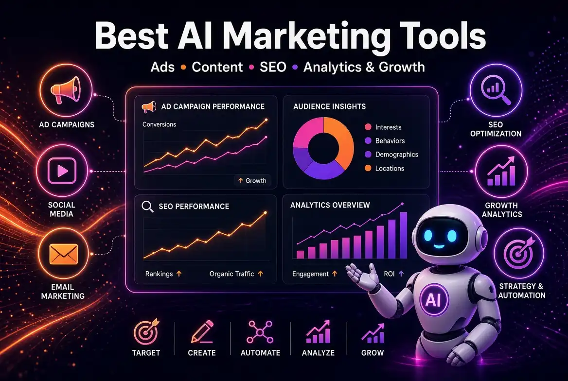 Comparison of the best AI marketing tools in 2026